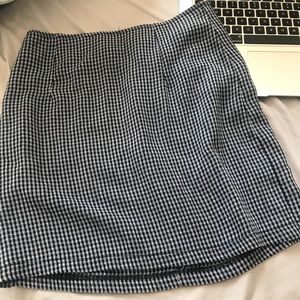 brandy melville gingham skirt